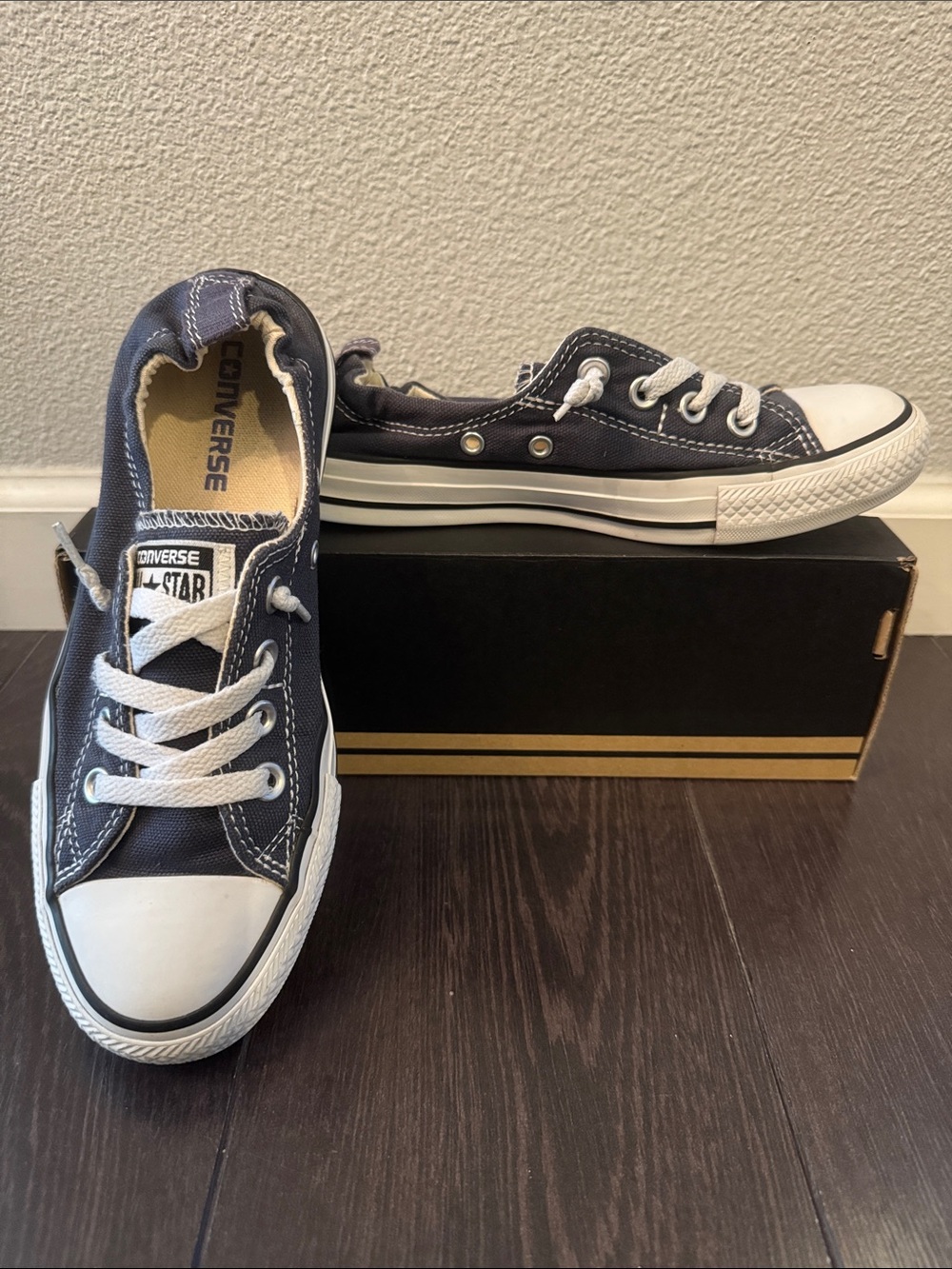 Converse Chuck Taylor Shoreline Athletic Navy Slip On